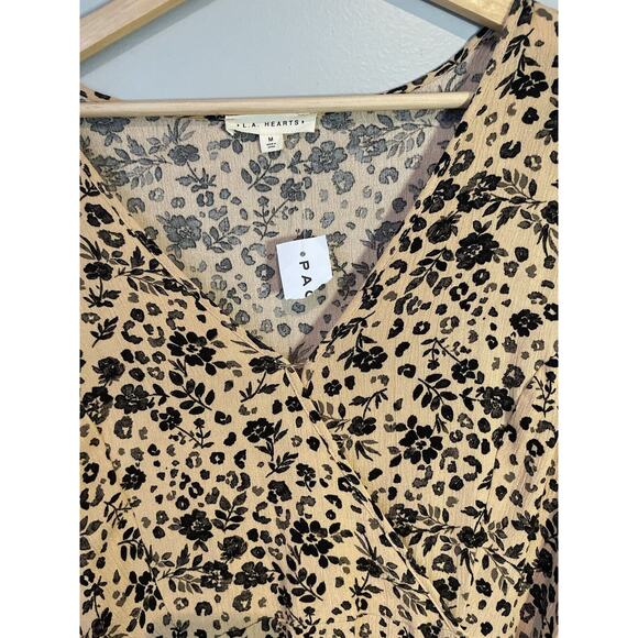 NWT NEW Pacsun Long Sleeve Womens Dress Size Small Floral mini sundress - Picture 4 of 10